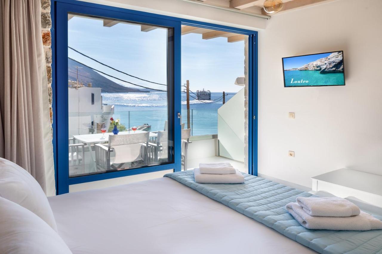 Molos Apartments Лутро Екстериор снимка